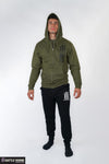 Hoodie - OD Green Zip