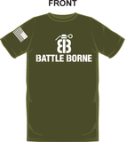 OD Green T-Shirts with White