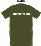 OD Green T-Shirts with White
